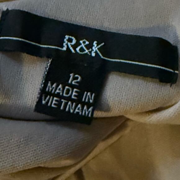 Vtg 90s Ladylike Polka Dot Cowl Neck Feminine Midi Dress 12 Demure Modest Church - Picture 6 of 7